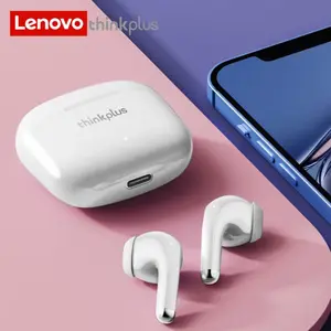 New Lenovo Thinkplus LP40pro Headset Bluetooth Nirkabel Sejati Pengurangan Kebisingan Aktif In-Ear Game Latensi Rendah Pengurangan Kebisingan Panggilan Olahraga Earphone Wireless Earbud Tws Dengan Jarak Transmisi 10m Dan Baterai Ultra Panjang