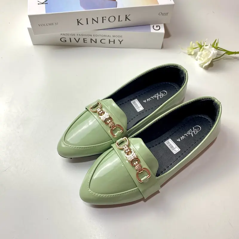 Halwa Flatshoes wanita sepatu wanita kekinian terbaru flatshoes balet wanita viral flatshoes wanita halwa||Mazaya sepatu kerja wanita  Karet Hitam Pesta 3