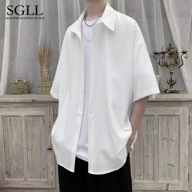 Áo Sơ Mi Nam Đũi Tay Ngắn Màu Phong Cách Thời Trang Hiện Đại Cho Nam