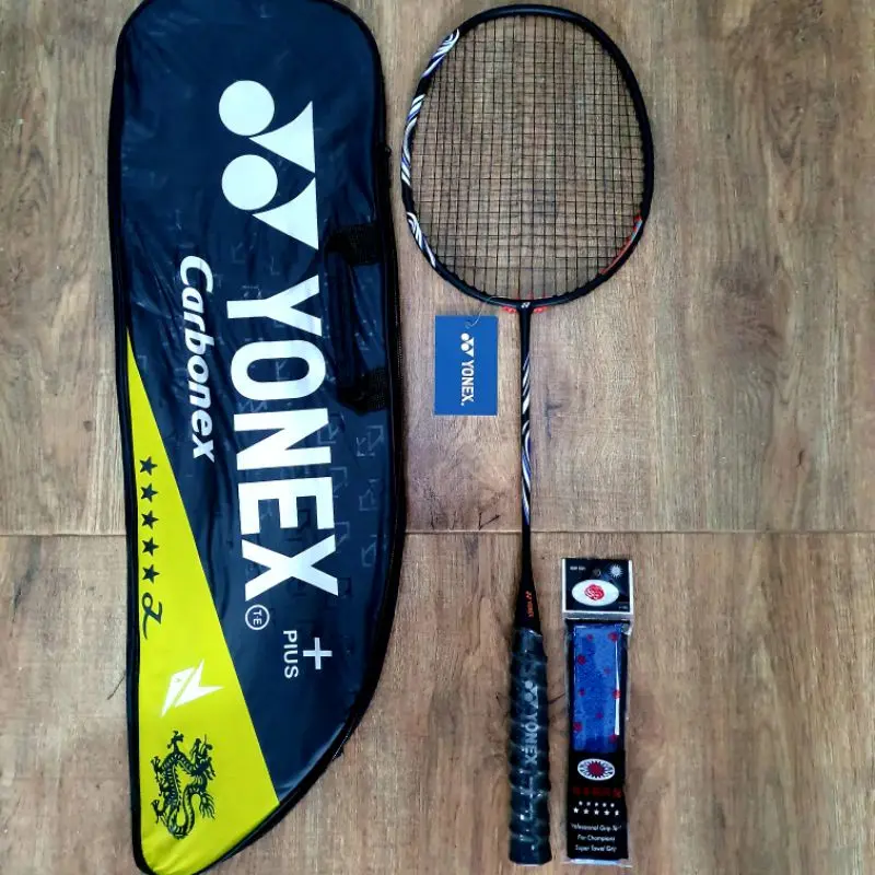 RAKET BADMINTON CARBONEX IMPORT  SNAR SUDAH TERPASANG FREE TAS DAN GRIP 6