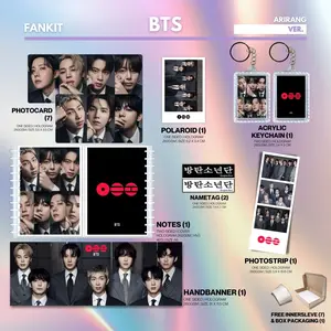 HOLOGRAM FANKIT BTS ARIRANG 14 ITEM KPOP UNOFFICIAL JIN SUGA JHOPE JIMIN JUNGKOOK TAEHYUNG RAPMON
