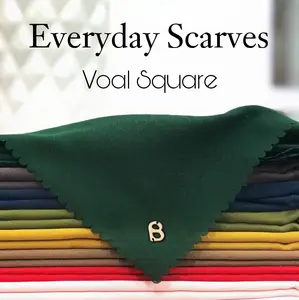 Hijab Buttonscarves Voal Polos Pin logo BS