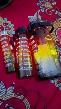 Product Review of FoodGrade Botol Beranak 2 Liter + 1000ml + 500ml Botol Minum Viral 1 set BPA FREE Plastik Putih Sedotan Bottles Kitchenware from H**i s**i 0