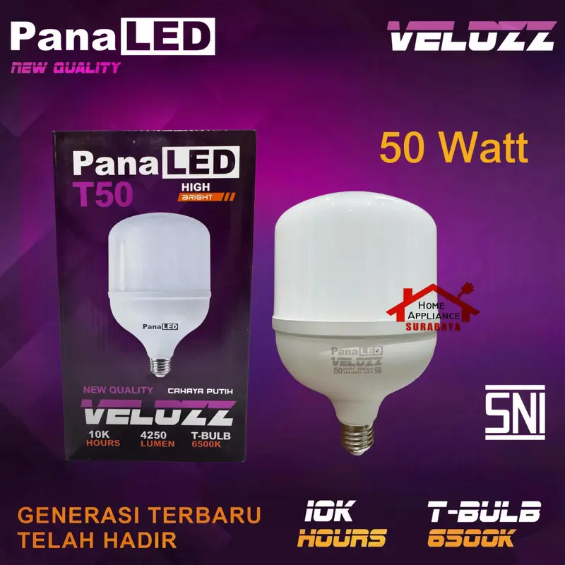PanaLED Capsule Lampu LED T-Bulb Velozz 6500K 5 10 15 20 30 Watt / 5W 10W 15W 20W 30W 7