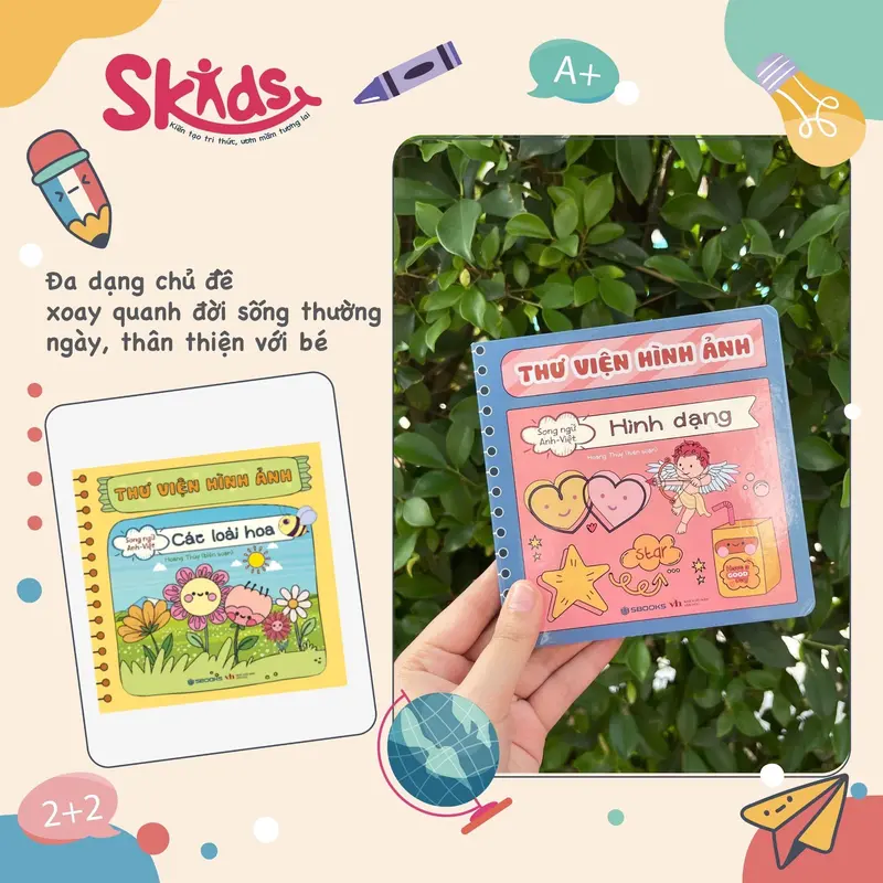 Sách - Bộ 9 Cuốn Thư Viện Hình Ảnh  từ 0-6 tuổi - SBOOKS 4