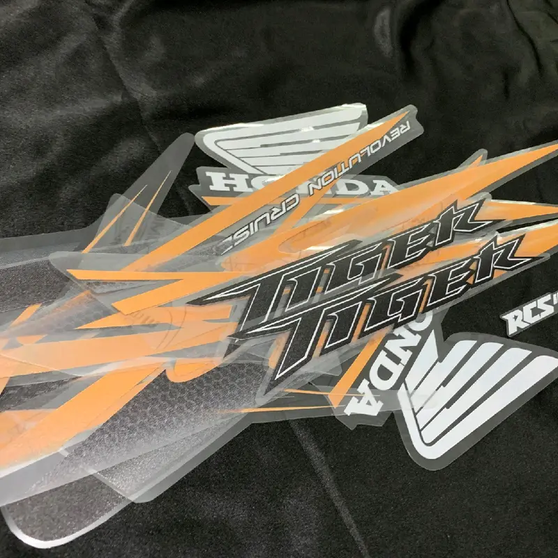Striping Tiger Revo Original Custom   STICKER TRANSARAN 2