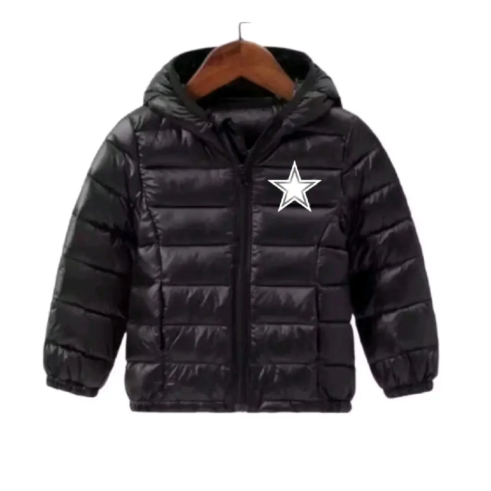 jaket gelembung anak motip sablon star bintang Fashion