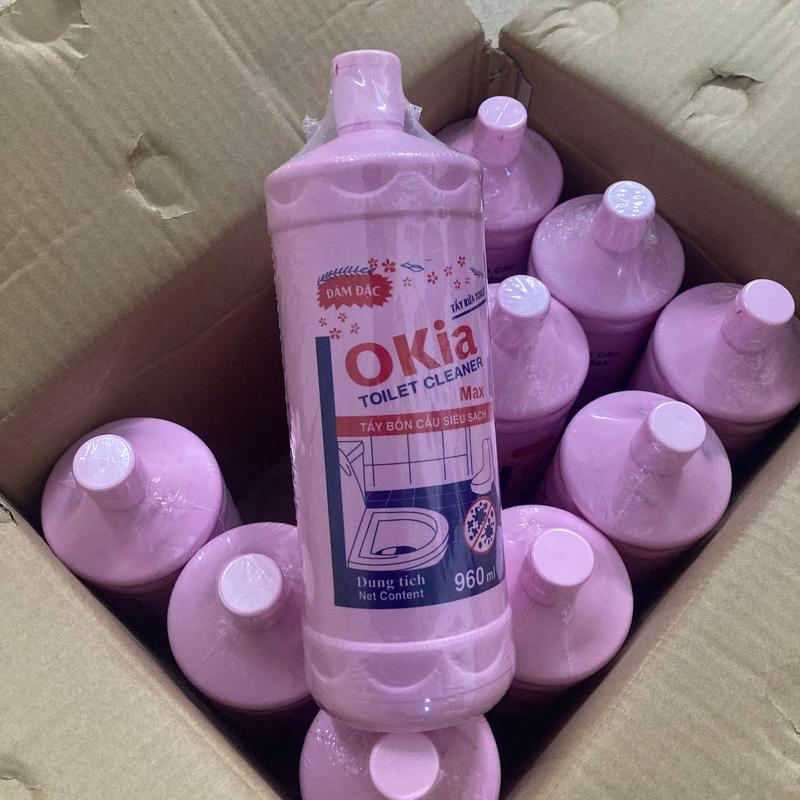 Tẩy Bồn Cầu Okia Thái Lan 960ml – Tẩy Sạch Cặn Bẩn Vết Ố Vàng Diệt Khuẩn Hiệu Quả