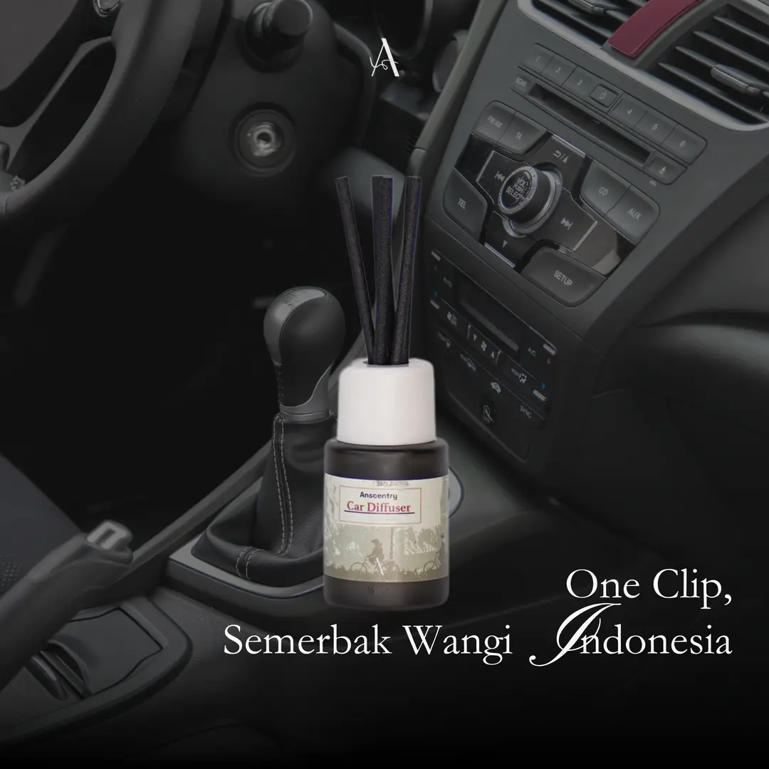 Anscentry - Pewangi Mobil Diffuser Capit Vent Clip 10ml / Dekorasi Car Freshener Diffuser Aromaterapi