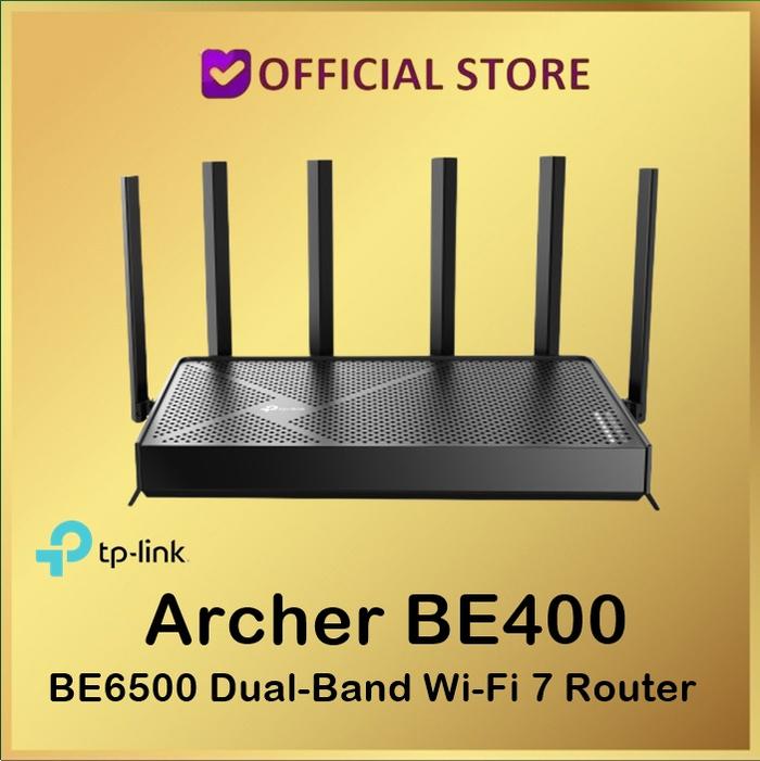 Be400 Promo Tp-Link Archer BE400 New BE6500 Dual-Band Wi-Fi 7 Router BE 400 ...