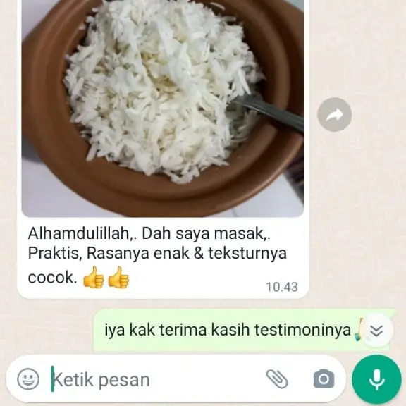 FASOMI BERAS PORANG 1 KG | SHIRATAKI Tinggi Serat Rendah Kalori 3