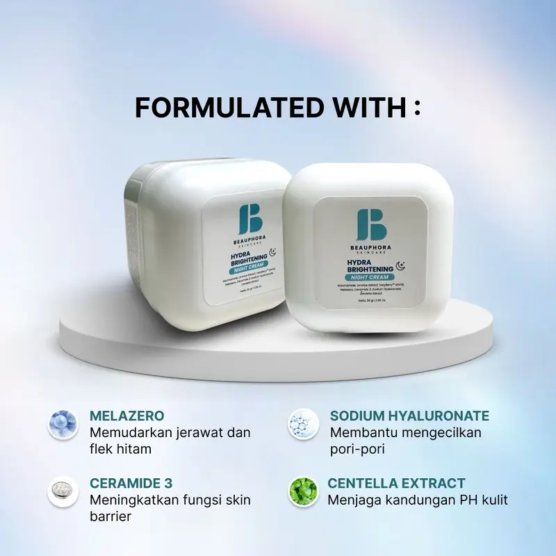 [PAKET BUNDLING] BEAUPHORA - Day Cream 30gr & Night Cream 30gr untuk Kulit Cerah 7 Hari, Anti-Aging, Melembapkan, BPOM NA18240115255 4