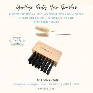A Fresh Day Co. Hair Brush Cleaner - Reduce Scalps Sensitivity by Cleaning Dirty Brushes