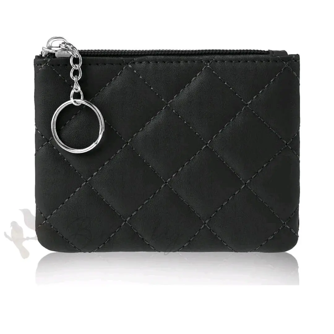 Dompet uang dan kartu,coin . motif bordir terbaru2025 . Wanita,bisa juga untuk sovenir pernikahan Hitam