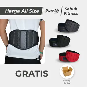 PREMIUM Sabuk Gym Fitness - Weight Lifting Belt - Fitnes Powerbelt