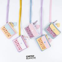 Gambar Cartexblanche Ribbon Mini Dompet Wallet Strap Lanyard Coin Card Holder Wanita dan Pria - White dari CARTEXBLANCHE Kota Administrasi Jakarta Barat 1 Tokopedia
