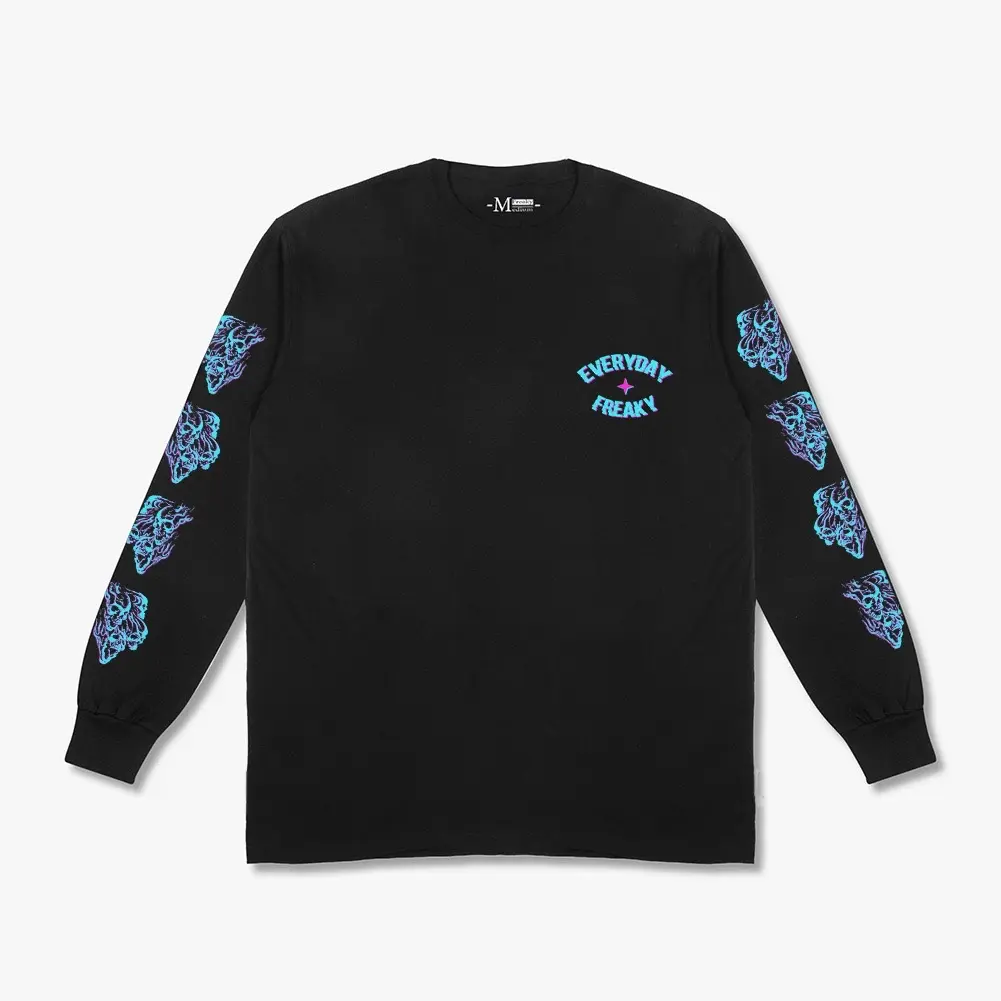 Freaky Tshirt Longsleeve Kirin Black Tees Katun