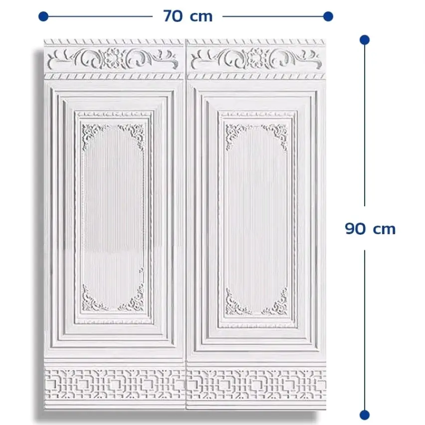 Wallpaper Dinding Foam 3D Uk 70×90cm