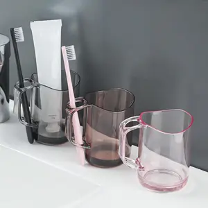Toothbrush Holder Household Mouthwash Cup Creative High Capacity Novelty Anti-slip Wear-resistant Holding Water Comfortable Grip