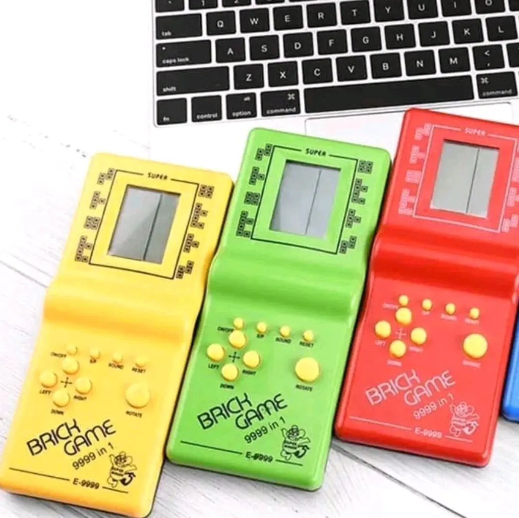 Mainan Game Jadul Tetris Balok Mini Gamebot Gimbot Brick Game STANDAR SNI Gameboy Joystick
