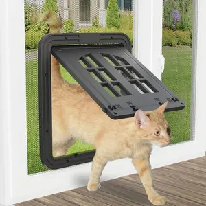 Dog Door Magnetic Pet Screen Door Self-Closing Window Cat Access Porch Screens For Small Dog Cat Puppies And Other Small Animals