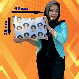 Bantal Custom Foto Muka Pattern Viral Lucu , Bantal Custom Foto Suka Suka
