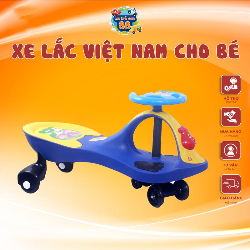 Xe lắc Việt Nam cho bé Giáo dục Đồ Chơi - Sức tải nặng 40kg - Đồ Chơi