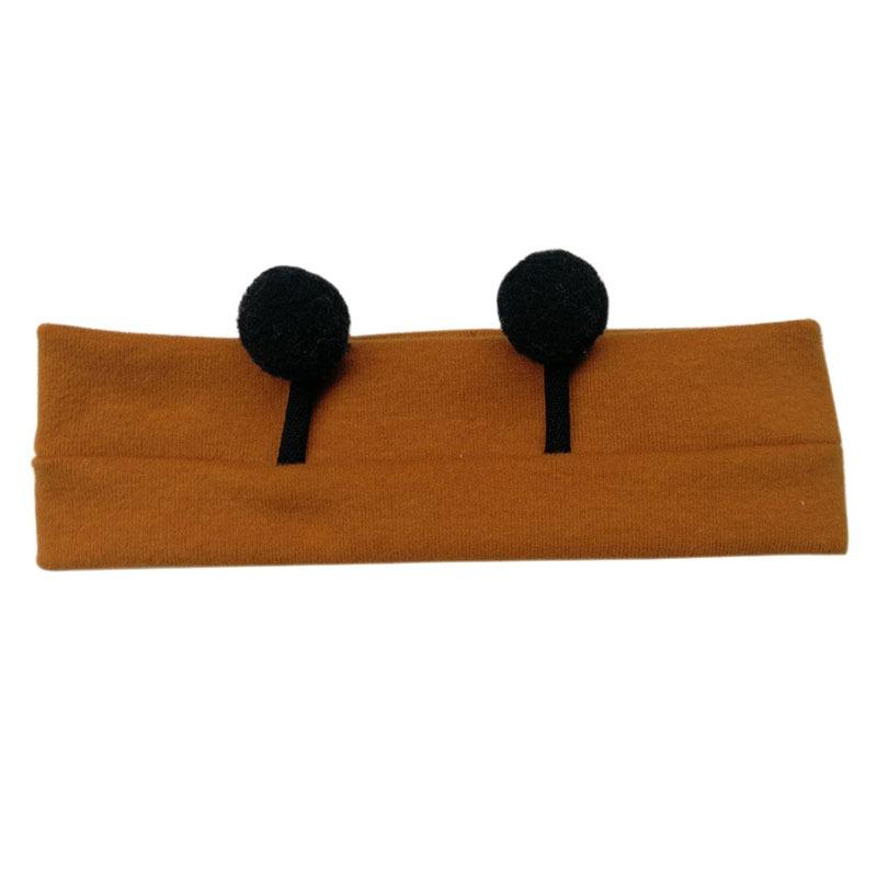 Product Introduction of Outdoor Children's Headwear New Solid Color Cute Headband Baby Halogen Door Headband 11