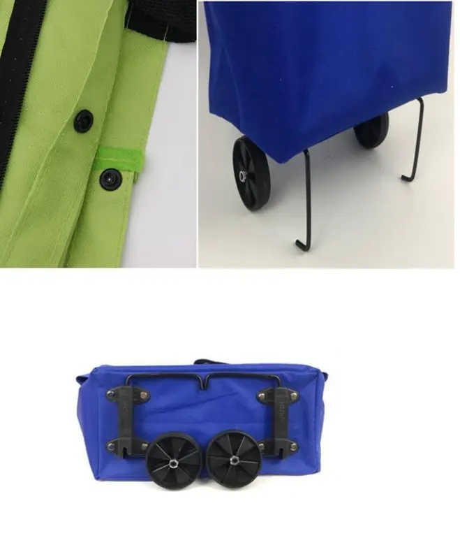 COD Tas Belanja Troli Lipat Trolley Shopping Bag Tas Lipat 7