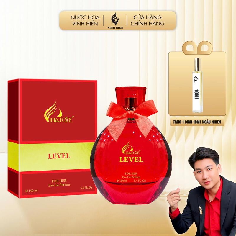Nước Hoa CHARME LEVEL 100ML - Tặng 1 Chai 10ml Ngẫu Nhiên - Cosmetic Xịt Thơm Women men - H R V E