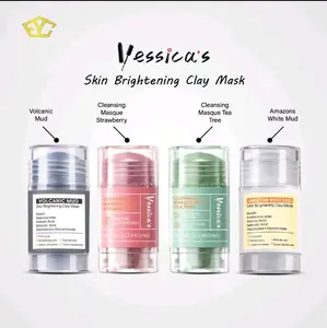 FYC - Yessica's Tea Tree & strawbery Anti pores & Acne Clay Stick Mask-50gr Eyeshadow Mascara Wajah
