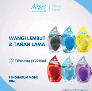 Airpro Essentials Pengharum & Parfum Mobil Wangi Lembut Tahan Lama 10ML Tahan Hingga 30 Hari