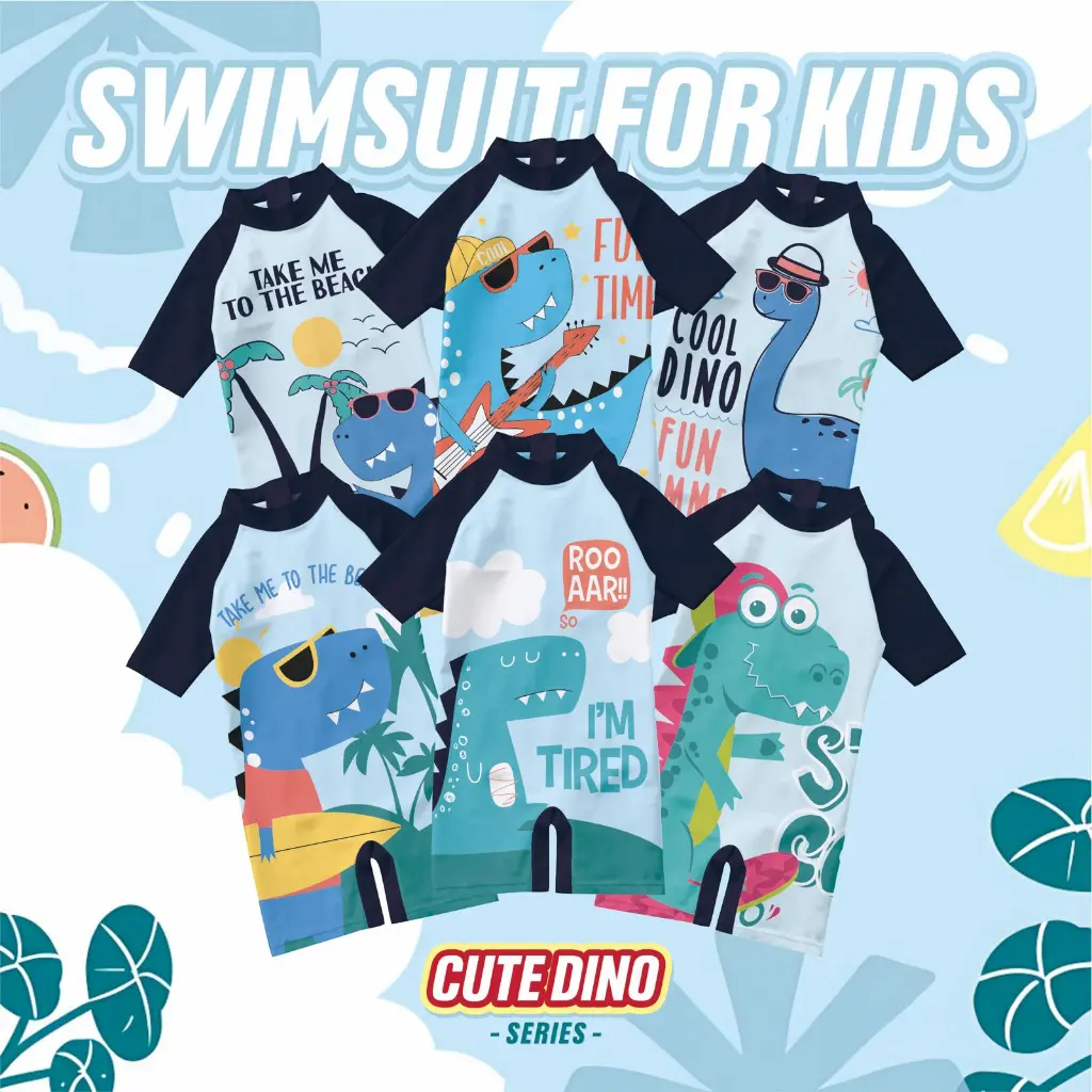 Baju Renang Anak Swimsuit Laki Laki Karakter Terbaru