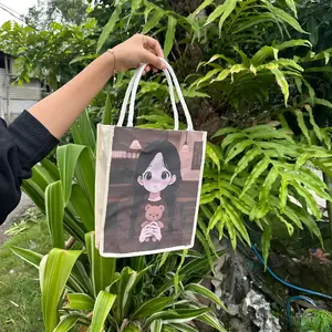 DAILY TOTEBAG HAWA PAKAI RESLETING / TAS SUMBU BAHAN KANVAS D600