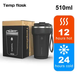 【Bahan dalam stainless steel 304】Tempflask Tumbler Botol Mug Kopi Teh Stainless Steel 380/510ML / Campaign Innerless Steel