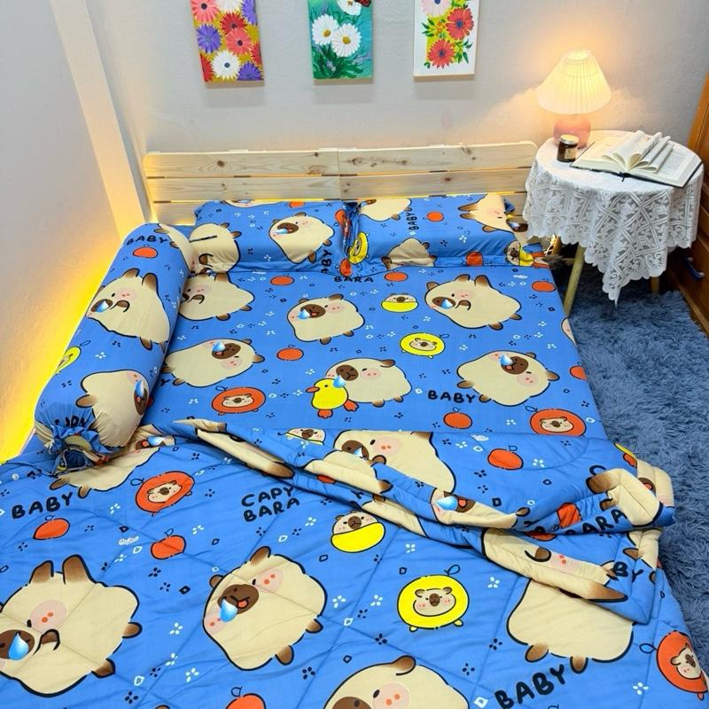  MỀN LẺ hoặc COMBO 5 Món CÓ MỀN  Chăn          shop có bán 1 cái mền mua thêm hoặc Full bộ 5 món    nệm 20cm trở lại bọc vừa bộ chăn ga gối đệm 