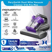 Gambar PerySmith V10 Pro Max 21K Pa Anti Dust Mite Vacuum Cleaner 12W UV-C Light Electric UV Automatic Identification Mattress Kasur Sofa Mite Remover Anti Dustmite Vakum Pembersih Tungau Kutu 21000Pa i-Sense 65°C Heating Air 80000BPM V10 Promax dari HangOn Official Store Kota Tangerang 1 Tokopedia