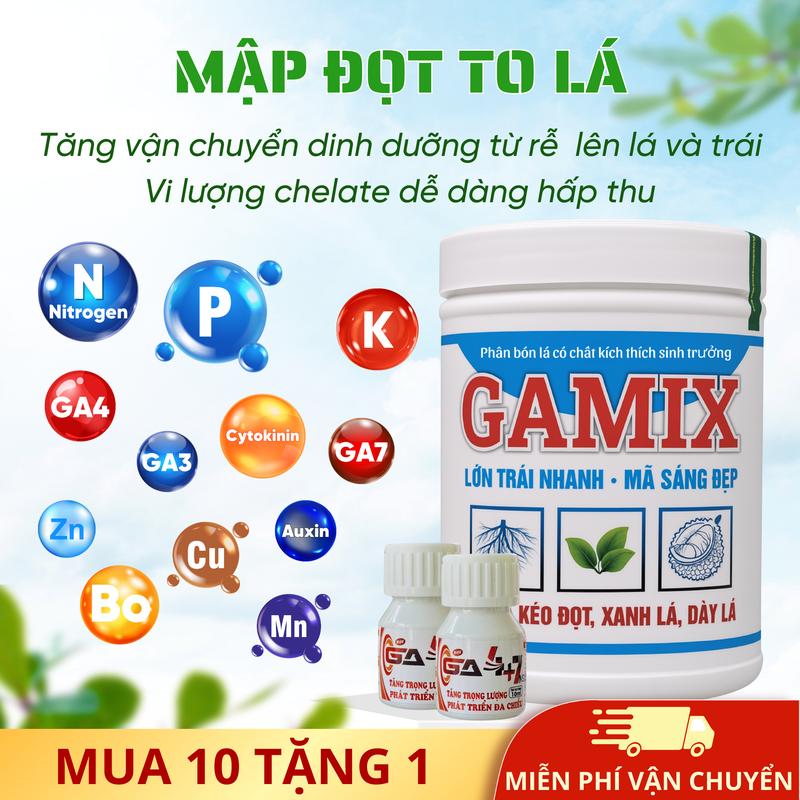 Combo Siêu Vọt Đọt (1 GAMIX + 2 GA4+7 10ml) Mập Đọt - To Lá