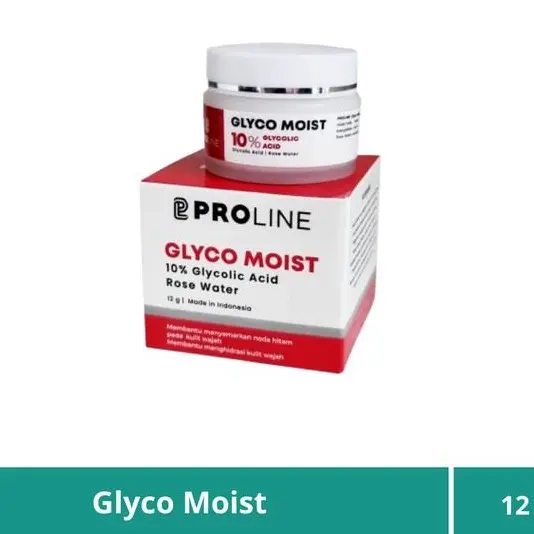 Glyco Moist 12gr krim pencerah lipatan dan wajah glowing bebas flek hitam