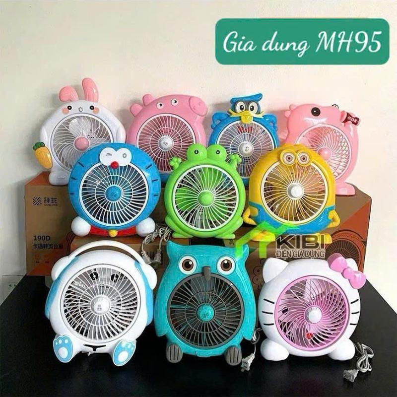 [ DEAL HOT ] Quạt mini cắm điện, quạt điện mini để bàn hình thú đáng yêu