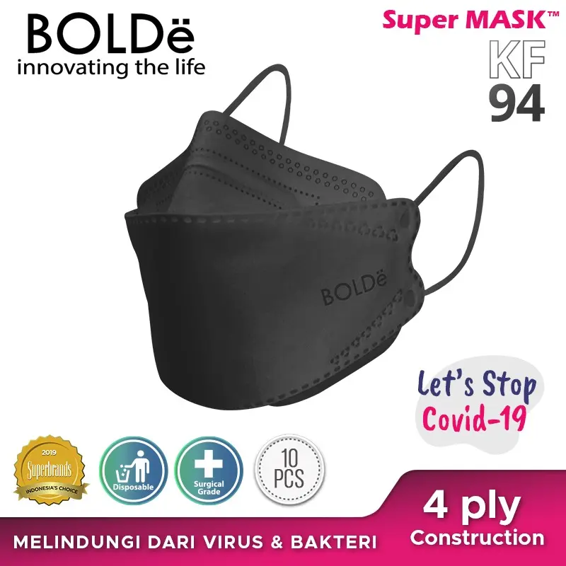 BOLDe Super Mask KF94 (10PCS) Medis 2