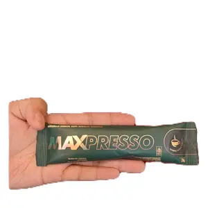 kopi max presso ( 1 saset ) original hwi Coffee Susu Robusta Gula  Manis