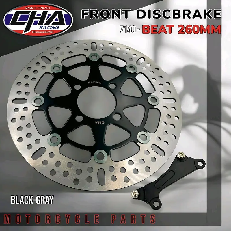 Cakram Depan 260mm | Piringan Racing 260 + Breket Beat Vario Scoopy Motorcycle 1