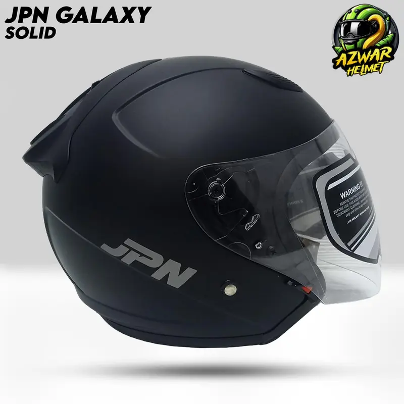Helm Half Face | JPN GALAXY KACA VISOR BENING | Helm Half Face Pria Dan Wanita Dewasa Original SNI Motorcycle 1