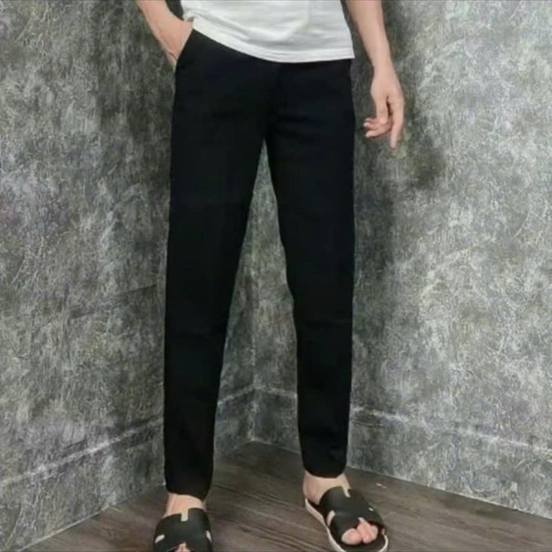 Quần âu nam màu đen chất Dày Dặn co dãn nhẹ Form Đứng Boy Phố ST MEN STORE Menswear
