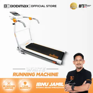 Bodimax New Running Machine - Putih -  TREADMILL/ RUNNING MACHINE / GYM / ALAT OLAHRAGA