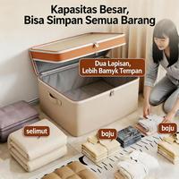 Gambar 【Sam's market】Kotak Penyimpanan Praktis untuk Semua Koleksi Pakaian Musim dengan Desain Fungsional dan Kapasitas Besar - Soft-Double-Layer-Storage Bag-80L dari Sam's beauty market Kab. Bekasi 3 Tokopedia
