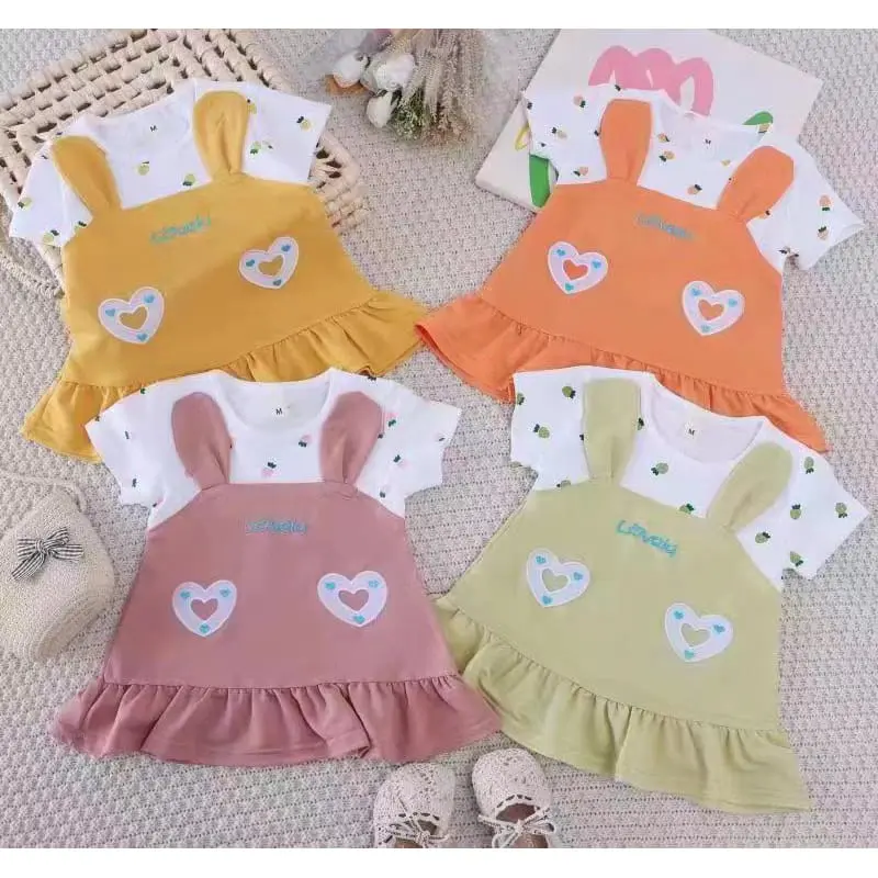 RANDOM PAKET HEMAT 3 PCS DRESS IMPOR ANAK BAYI PEREMPUAN USIA 3 BULAN - 3 TAHUN FASHION ANAK CEWEK DRESS CANTIK BAHAN PREMIUM