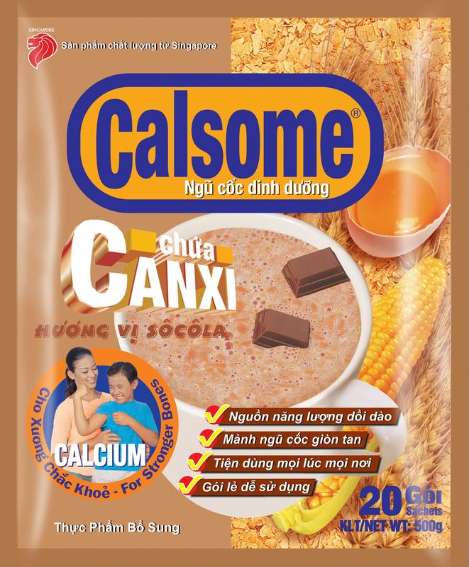 Thực Phẩm Bổ Sung: Ngũ Cốc Dinh Dưỡng Calsome Hương Vị Sô Cô La