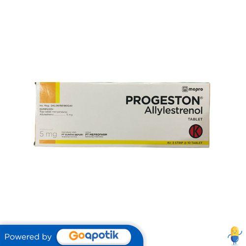 PROGESTON 5 MG BOX 30 TABLET